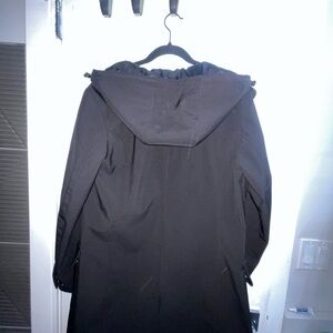 Black Hooded Coat